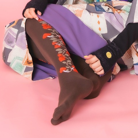 レディース　足袋オーバーニーソックス（さんかく）