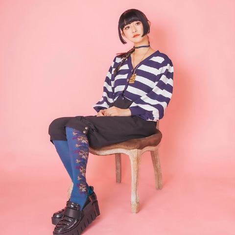 レディース　足袋オーバーニーソックス（さんかく）