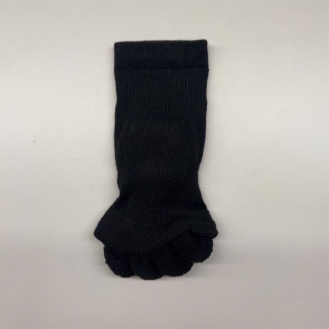 レディース　7cm丈 指開き＆竹ふみソックス（活き活きラボ×カラダファクトリー）