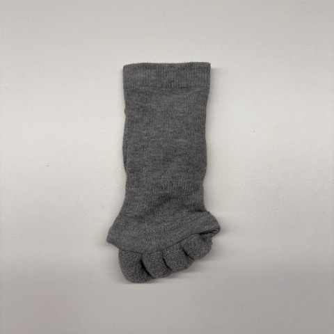 レディース　7cm丈 指開き＆竹ふみソックス（活き活きラボ×カラダファクトリー）