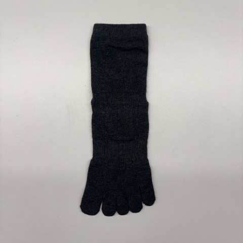 レディース　14cm丈 5本指ツボ押しサポートソックス（活き活きラボ×カラダファクトリー）