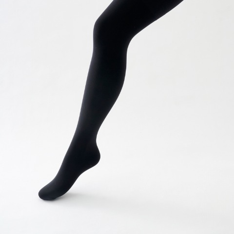 レディース　着圧タイツ5足セット 80デニール（Atsugi）なめらかな肌ざわり