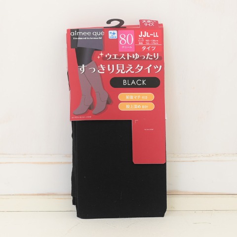 レディース　美肌見えタイツ（komachi）80デニール