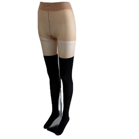 レディース　フェイクオーバーニータイツ（MUMU）