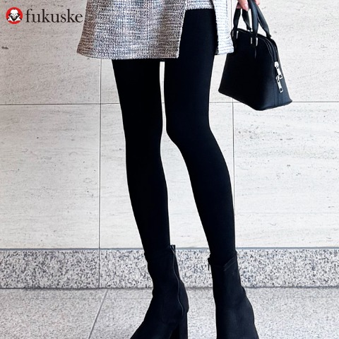 レディース　綿混裏パイルタイツ（Miii）