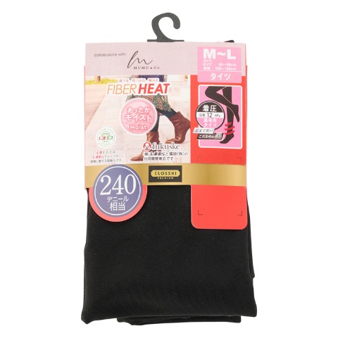レディース　タイツ（FIBER HEAT×MUMU）