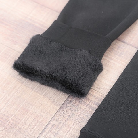 レディース　厚地裏起毛10分丈レギンス（komachi）260デニール