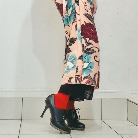 レディース　レギンス（さんかく）