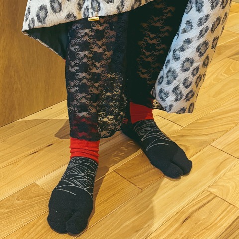 レディース　レギンス（さんかく）