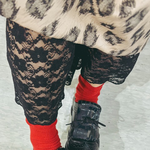 レディース　レギンス（さんかく）