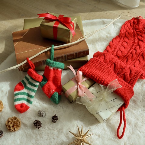 レディース ソックス　ハッピーバッグ（terawear emu）クリスマスオーナメント付