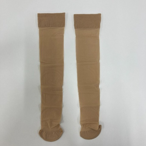 レディース　3足組着圧ショートストッキング（穴があいてもひろがりにくい）