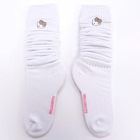 キッズ　ルーズソックス 50cm丈（19-24cm・ハローキティ）