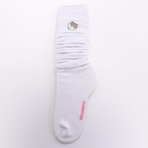キッズ　ルーズソックス 50cm丈（19-24cm・ハローキティ）
