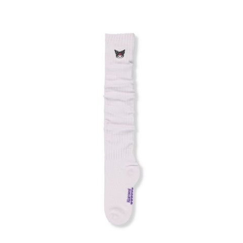 キッズ　ルーズソックス 50cm丈（19-24cm・クロミ）