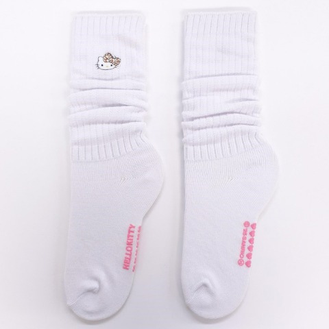 キッズ　ルーズソックス 30cm丈（19-24cm・ハローキティ）