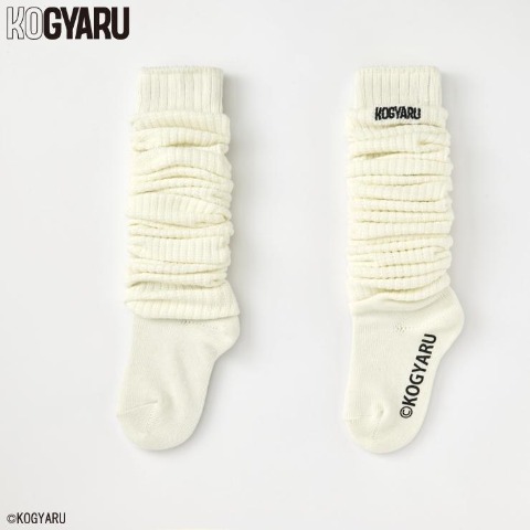 キッズ　ルーズソックス 80cm丈（15-20cm・19-24cm・KOGYARU）