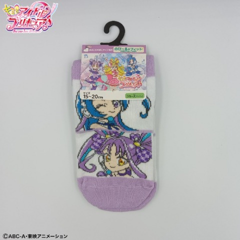 キッズ　クルーソックス（15-20cm・プリキュア）