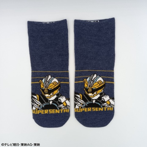 キッズ　クルーソックス（15-20cm・戦隊）