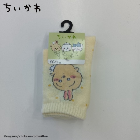 キッズ　クルーソックス（19-24cm・ちいかわ）