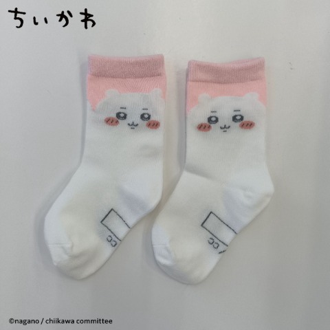 キッズ　クルーソックス（15-20cm・ちいかわ）