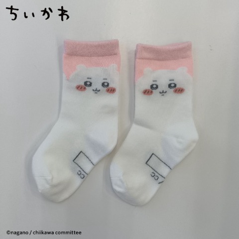 キッズ　クルーソックス（15-20cm・ちいかわ）