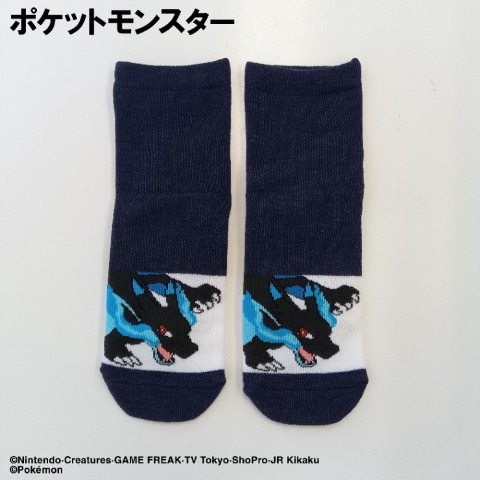 キッズ　クルーソックス（15-20・19-24cm / ポケットモンスター）