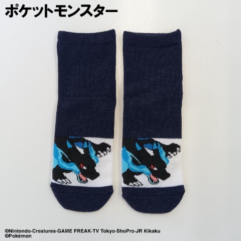 キッズ　クルーソックス（15-20・19-24cm / ポケットモンスター）