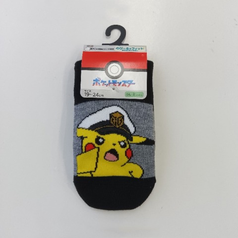 キッズ　クルーソックス（19-24cm・ポケットモンスター）