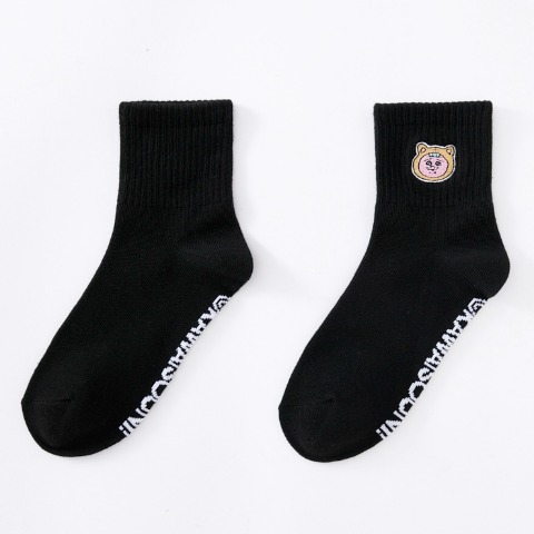 キッズ クォーターソックス 3足組（19-24cm・おぱんちゅうさぎ）