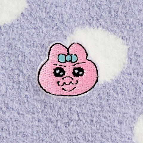 キッズ もこもこ靴下 2足組（19-24cm・おぱんちゅうさぎ）