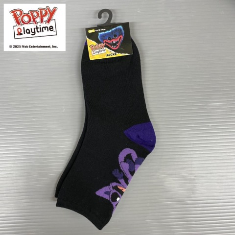 キッズ　クルーソックス（19-24cm・Poppy Playtime）