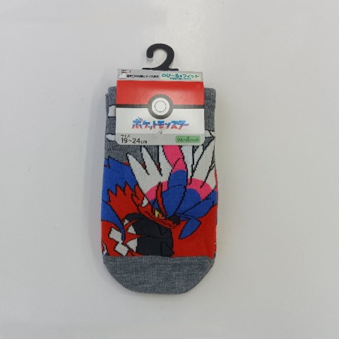 キッズ　クルーソックス（15-20cm・19-24cm　ポケットモンスター）