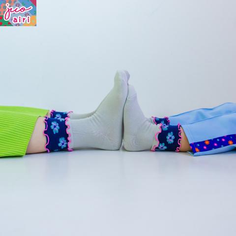 キッズ　クルーソックス（15-20cm・JUO×あいり）