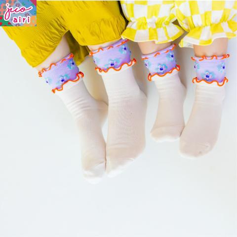 キッズ　クルーソックス（15-20cm・JUO×あいり）