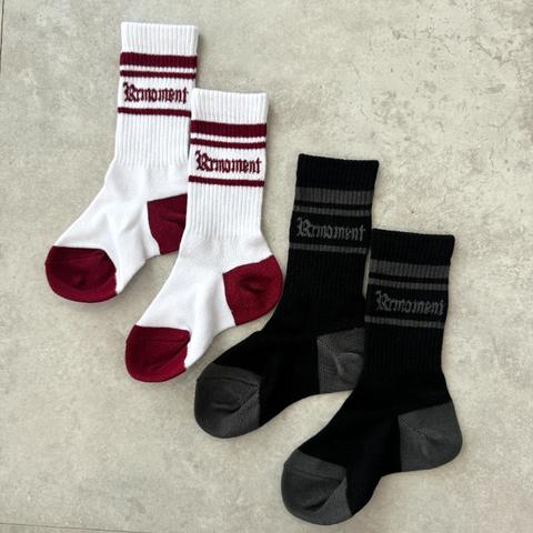 キッズ　クルーソックス（15-20cm・RRmoment）