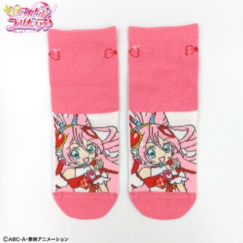 キッズ　クルーソックス（15-20cm・プリキュア）