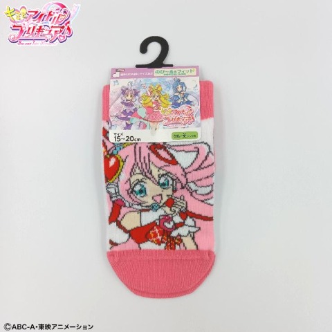 キッズ　クルーソックス（15-20cm・プリキュア）
