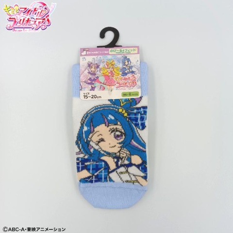 キッズ　クルーソックス（15-20cm・プリキュア）