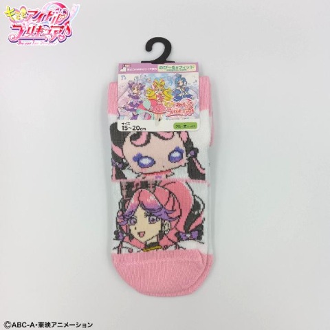 キッズ　クルーソックス（15-20cm・プリキュア）