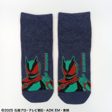 キッズ　クルーソックス（15-20cm・仮面ライダー）