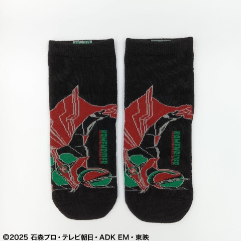 キッズ　クルーソックス（15-20cm・仮面ライダー）