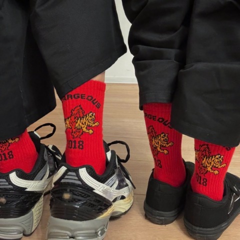 キッズ　クルーソックス（13-18cm・AMBERROAR）