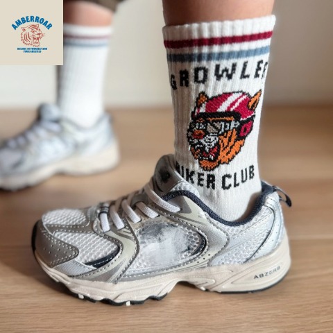 キッズ　クルーソックス（15-20cm・AMBERROAR）
