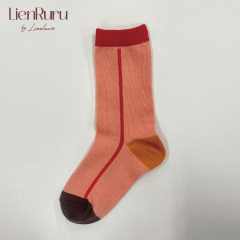 キッズ　クルーソックス（15-20cm・LienRuru）