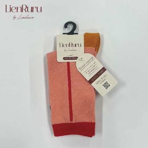 キッズ　クルーソックス（15-20cm・LienRuru）