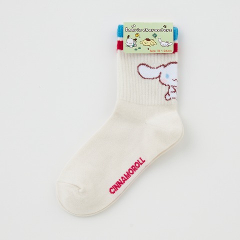 キッズ　ソックス（19-24cm・シナモロール）