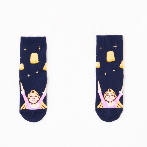キッズ　ソックス（15-20cm・ラプンツェル）
