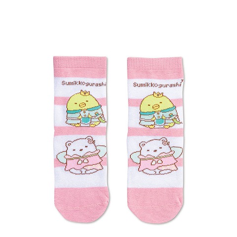 キッズ　クルーソックス（15-20cm・すみっコぐらし）