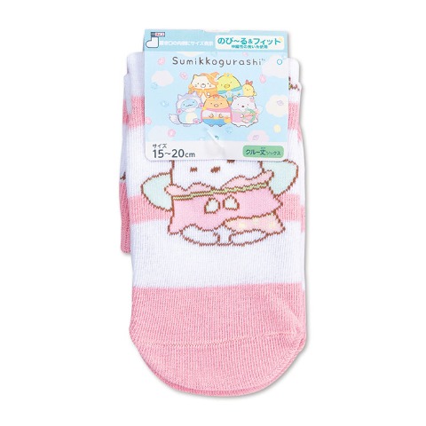 キッズ　クルーソックス（15-20cm・すみっコぐらし）